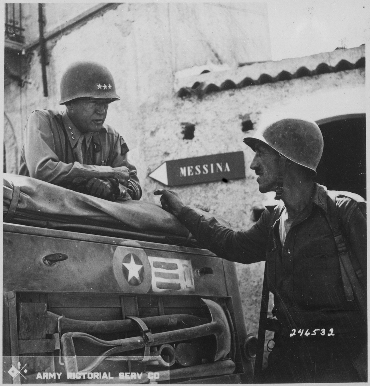 George S. Patton in Sicily