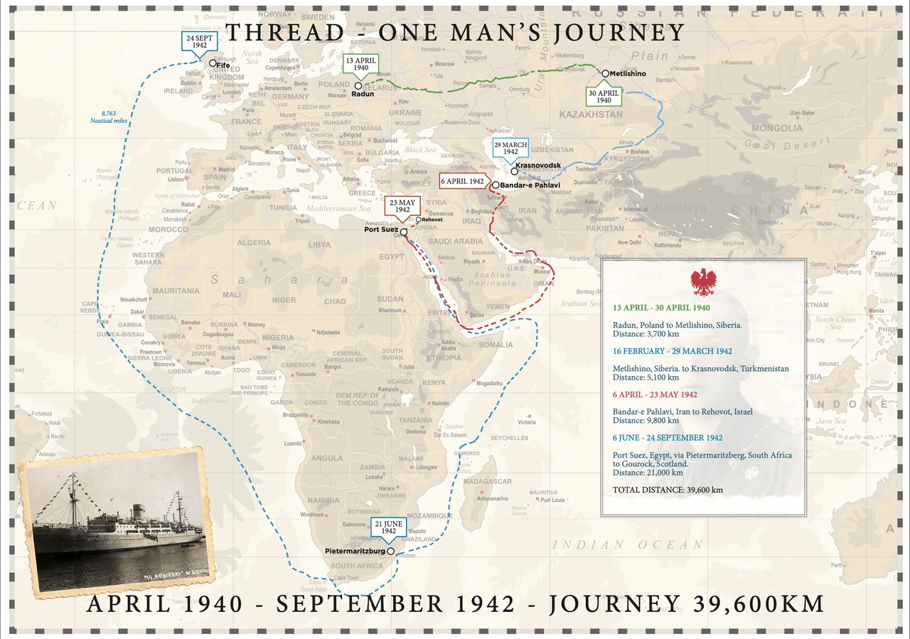 40,000 kilometers from Poland to Driel and Oosterbeek