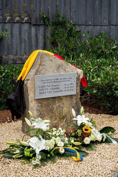 Commemorative stele in honour of the civilian victims of Arville